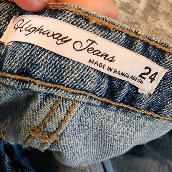 NWT Highway Jeans Plus Size Denim asymmetrical skort. Women's plus size 24. - Picture 3 of 16